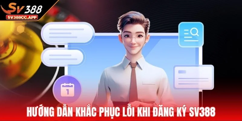 Đăng Ký SV388 – Mở Tài Khoản Miễn Phí Dễ Dàng Và Nhanh 4 Hướng dẫn khắc phục lỗi khi đăng ký SV388
