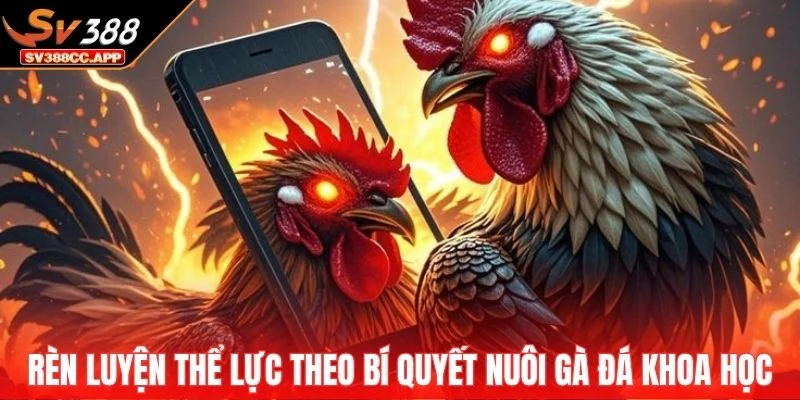 Bí Quyết Nuôi Gà Đá – Cách Chăm Sóc Gà Sung Sức Nhất 3 Rèn luyện thể lực theo bí quyết nuôi gà đá chuẩn khoa học